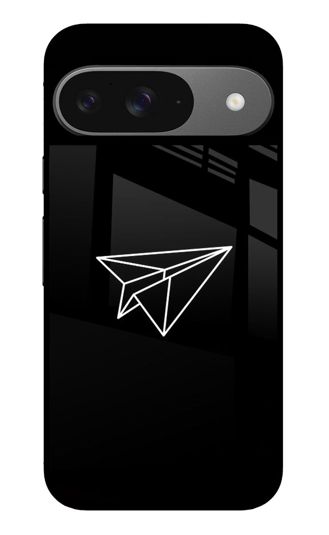 Paper Plane White Google Pixel 9 Glass Case