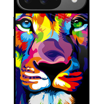 Lion Google Pixel 9 Glass Case