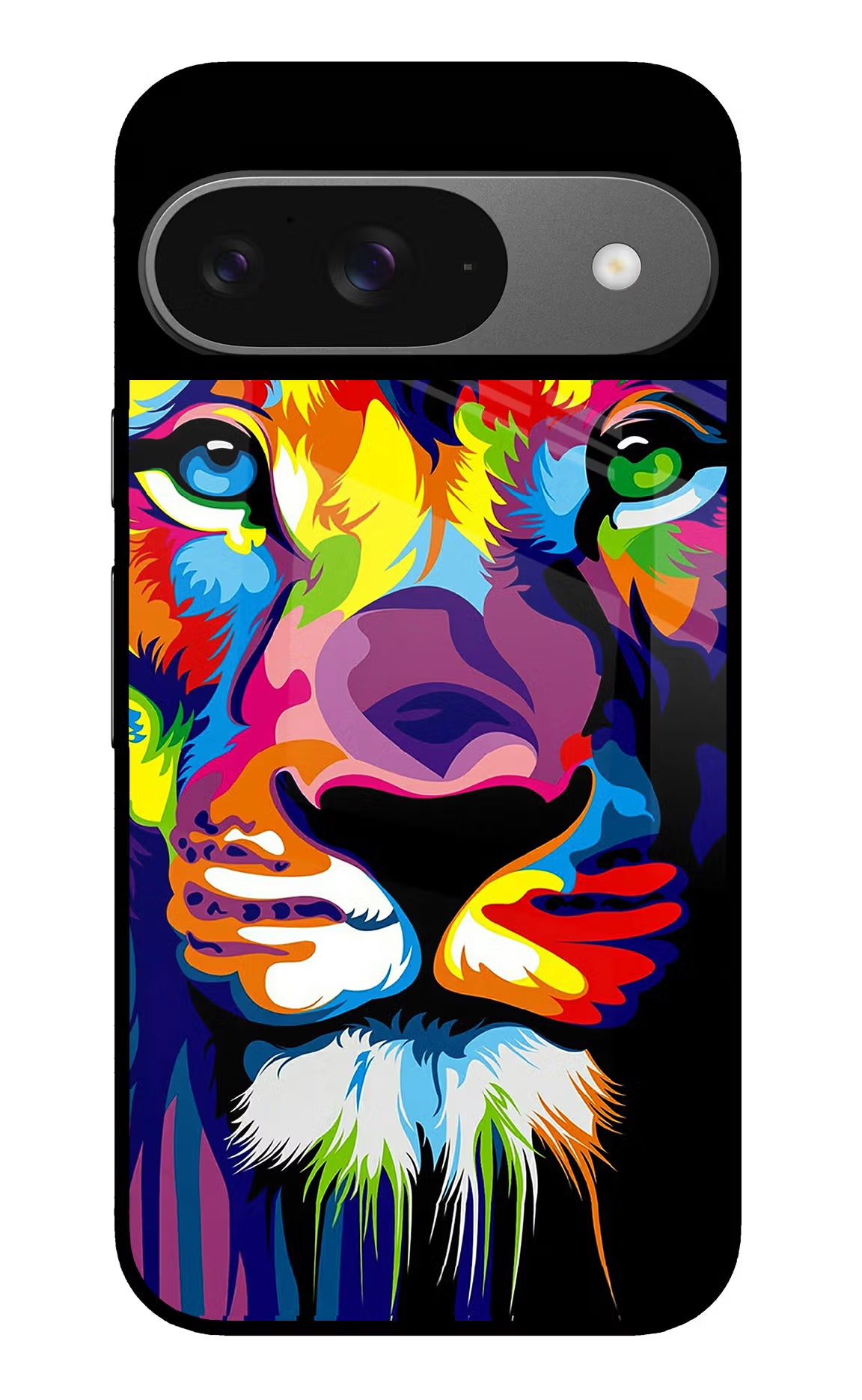 Lion Google Pixel 9 Glass Case