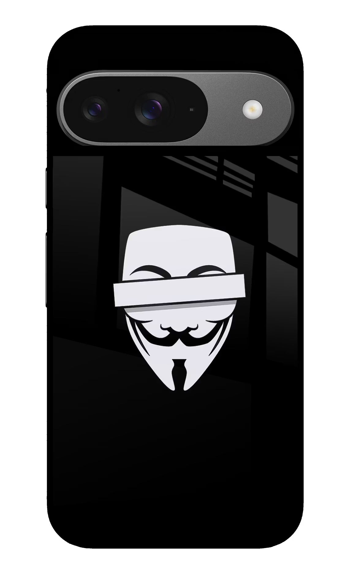 Anonymous Face Google Pixel 9 Glass Case