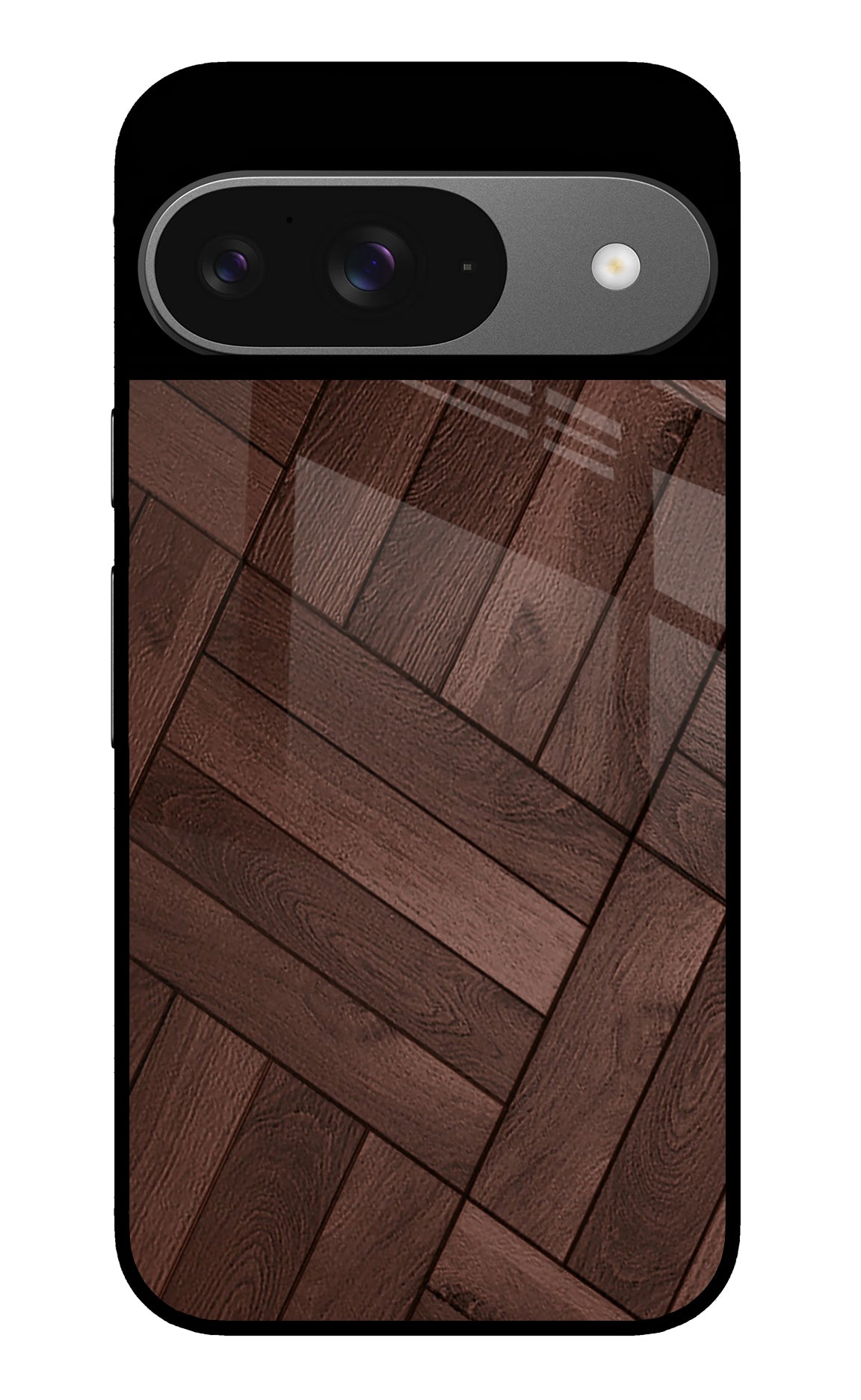 Wooden Texture Design Google Pixel 9 Glass Case