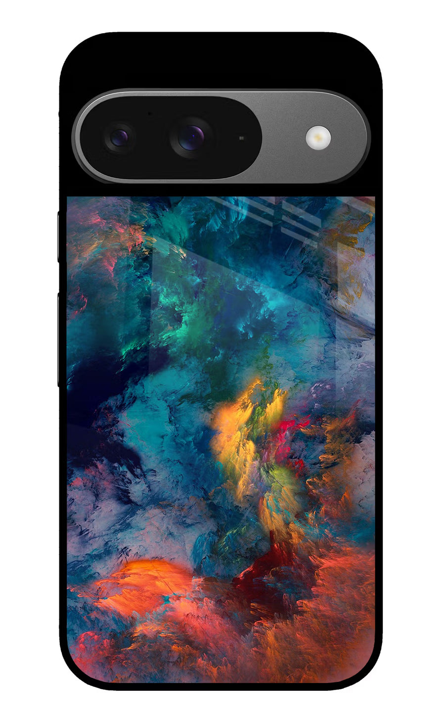 Artwork Paint Google Pixel 9 Back Cover, Glass case