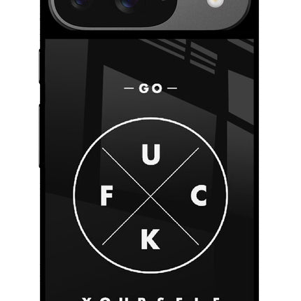 Go Fuck Yourself Google Pixel 9 Glass Case