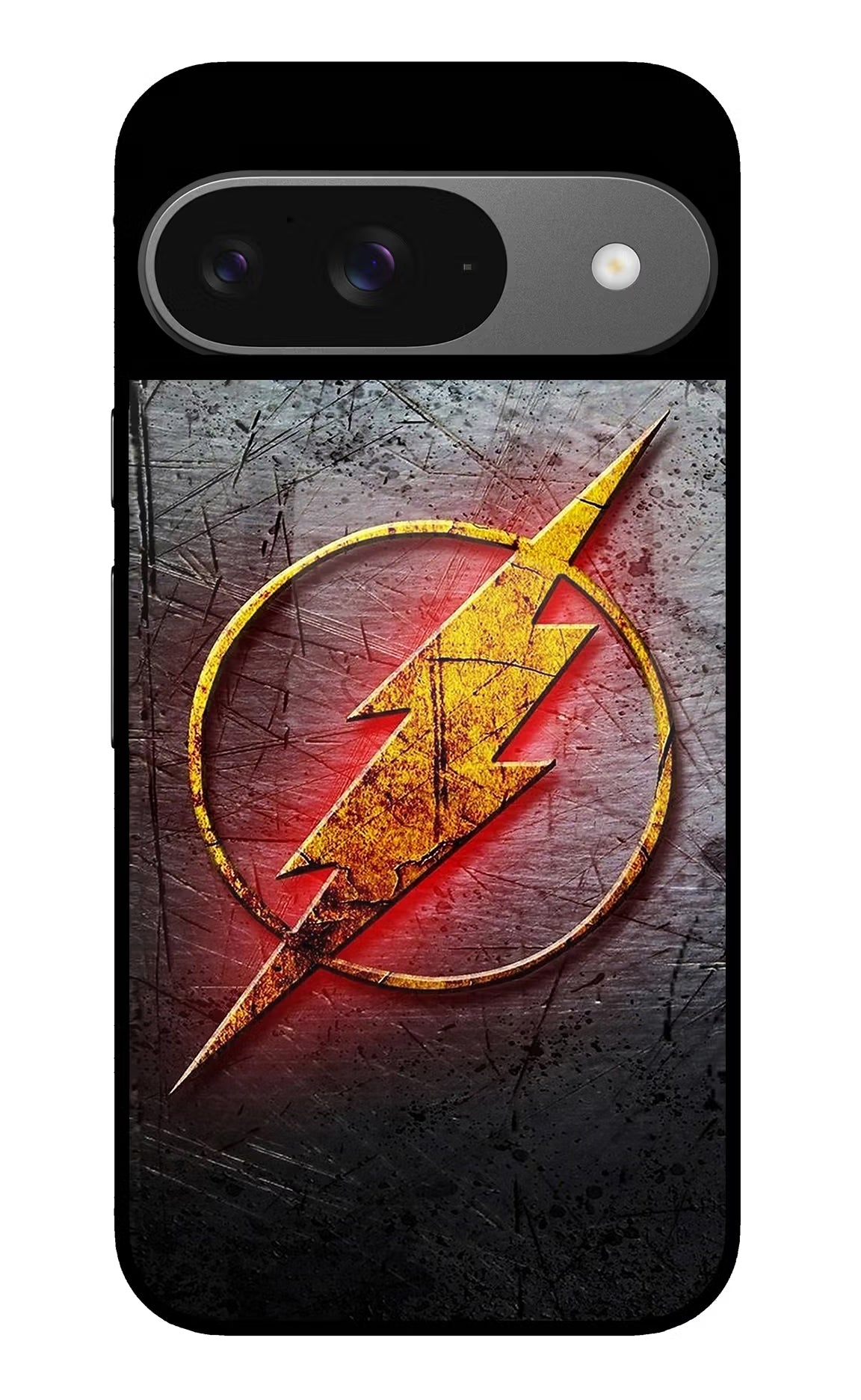 Flash Google Pixel 9 Glass Case Back Cover by Casekaro