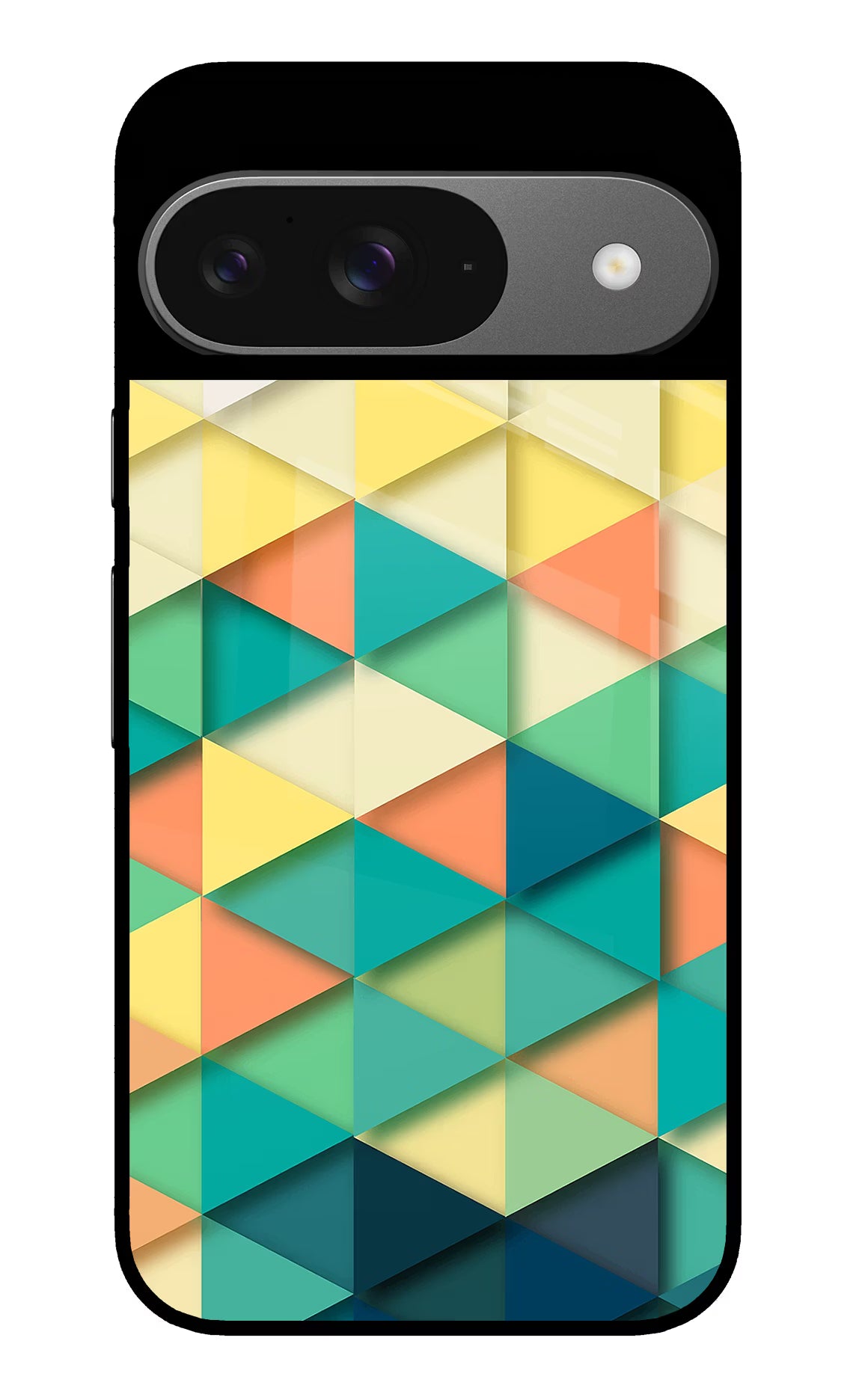 Abstract Google Pixel 9 Glass Case