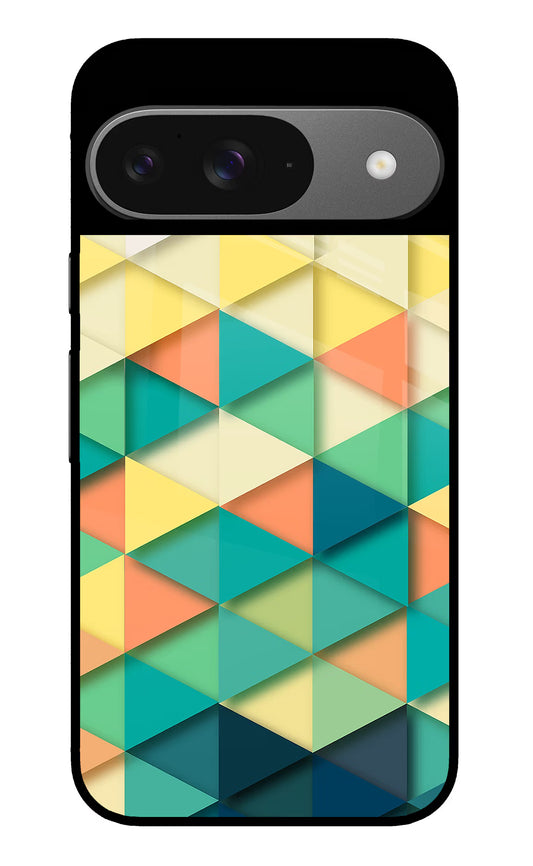 Abstract Google Pixel 9 Glass Case