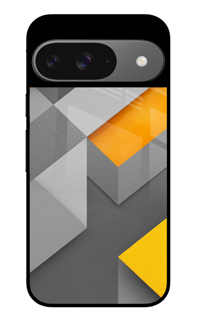 Abstract Google Pixel 9 Glass Case