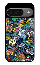 Space Abstract Google Pixel 9 Glass Case