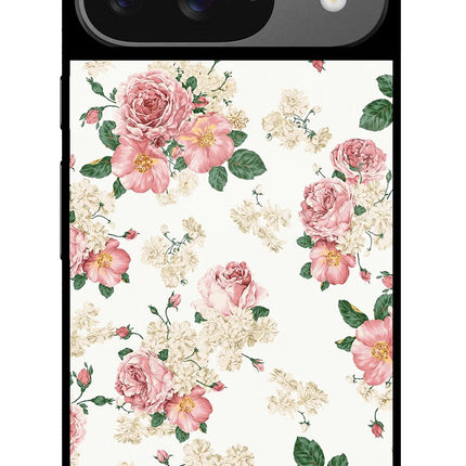 Flowers Google Pixel 9 Glass Case