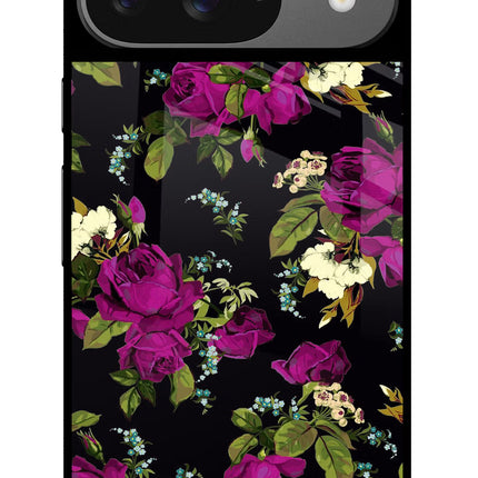 Flowers Google Pixel 9 Glass Case Back Cover by Casekaro