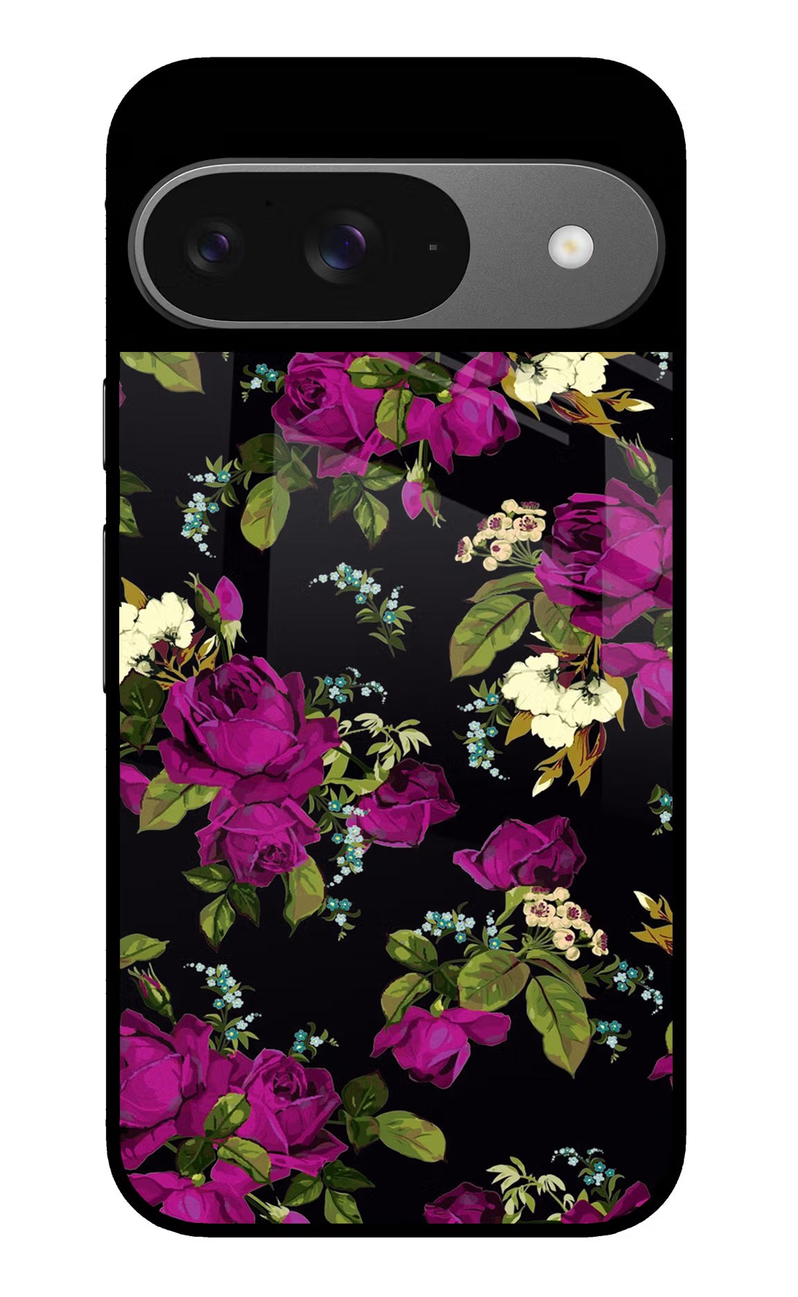 Flowers Google Pixel 9 Glass Case