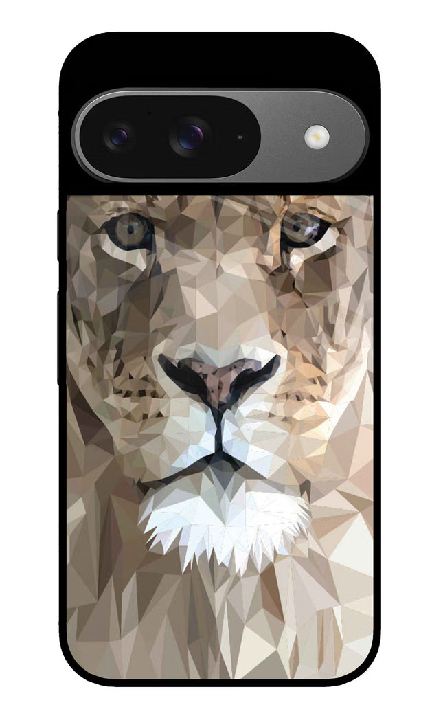 Lion Art Google Pixel 9 Glass Case