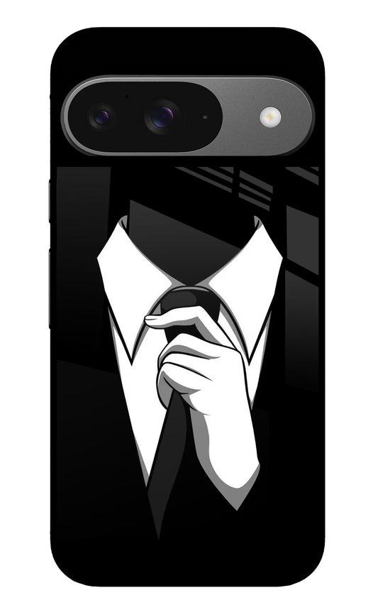 Black Tie Google Pixel 9 Glass Case