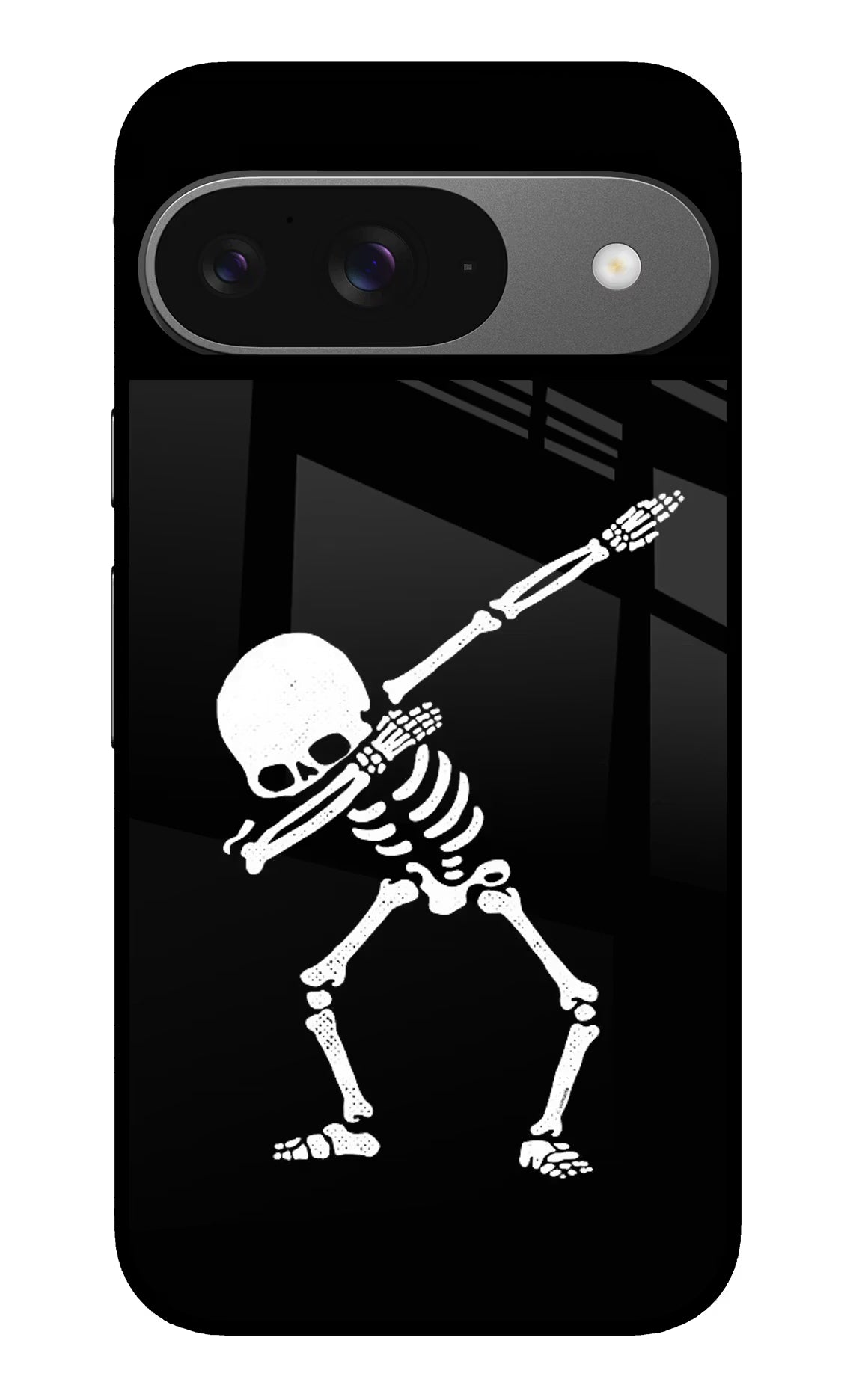 Dabbing Skeleton Art Google Pixel 9 Glass Case