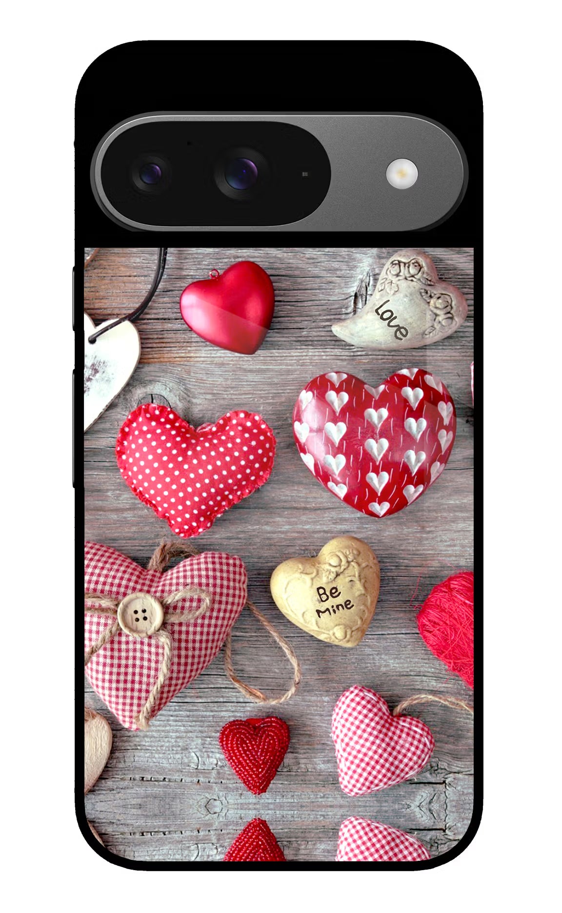 Love Wallpaper Google Pixel 9 Glass Case Back Cover by Casekaro