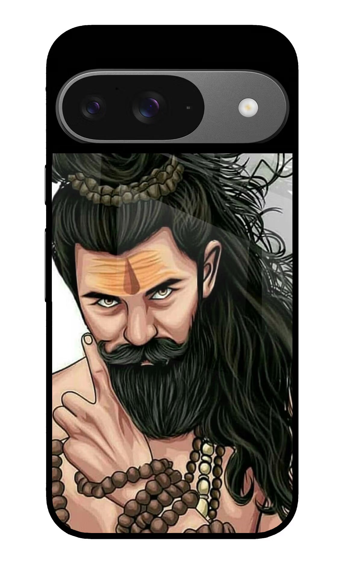 Mahadev Google Pixel 9 Glass Case Back Cover by Casekaro
