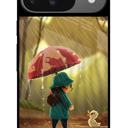 Rainy Day Google Pixel 9 Glass Case