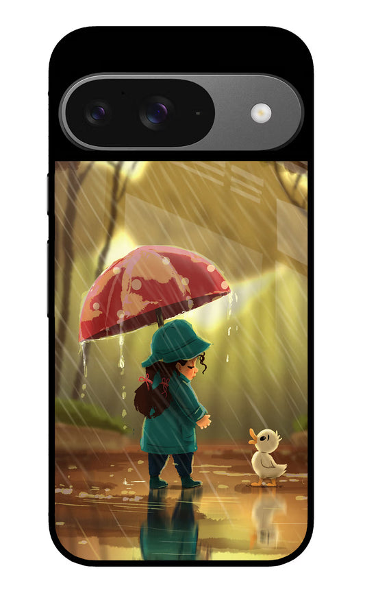 Rainy Day Google Pixel 9 Glass Case