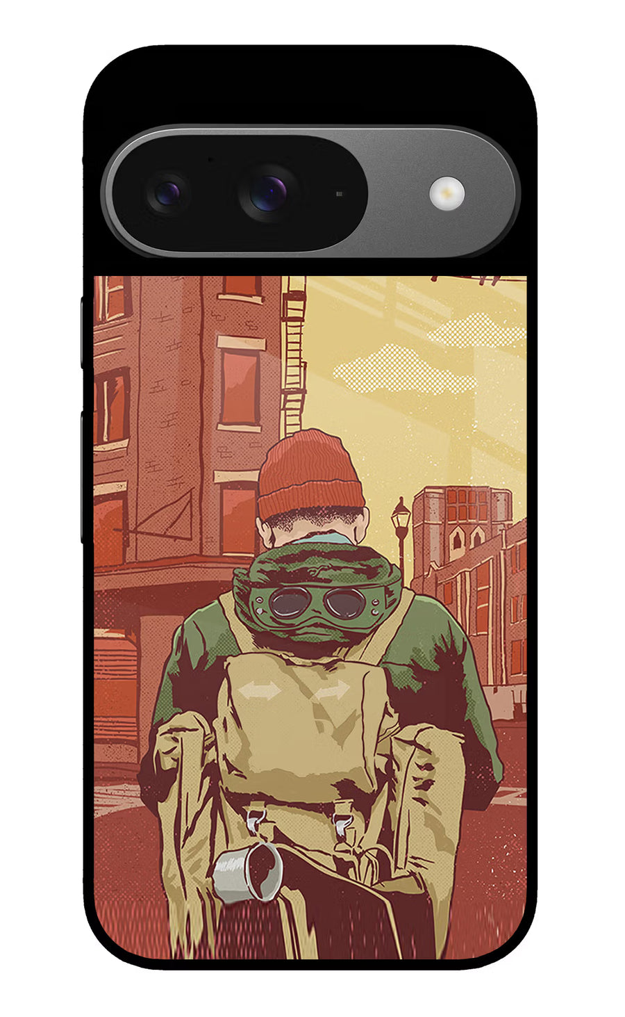 Adventurous Google Pixel 9 Back Cover, Glass case