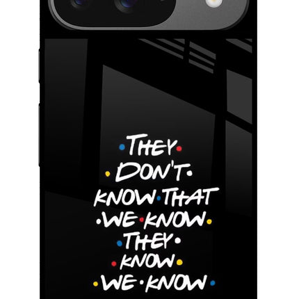 FRIENDS Dialogue Google Pixel 9 Glass Case