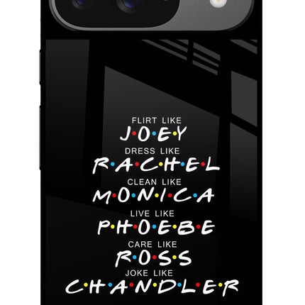 FRIENDS Character Google Pixel 9 Glass Case