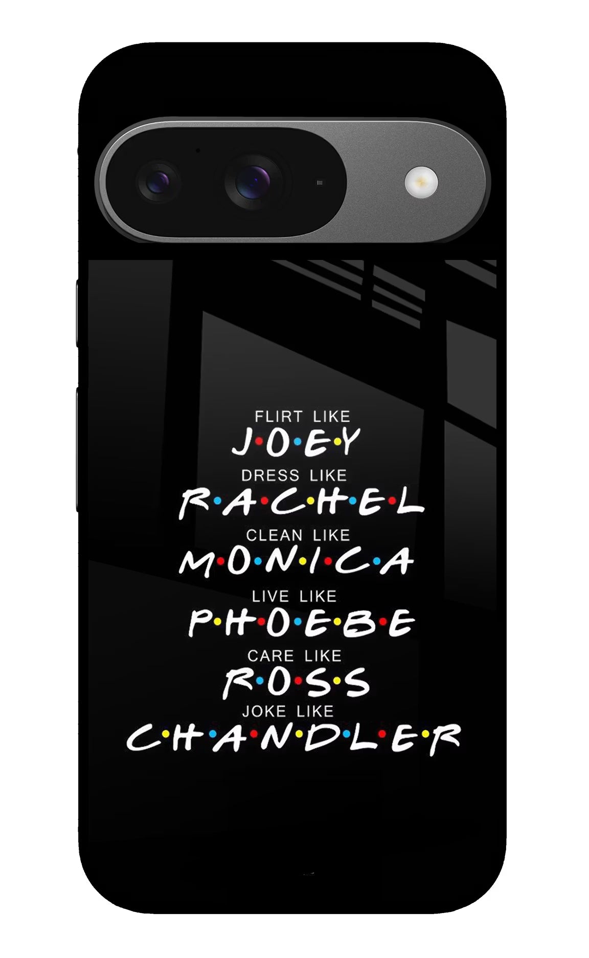 FRIENDS Character Google Pixel 9 Glass Case