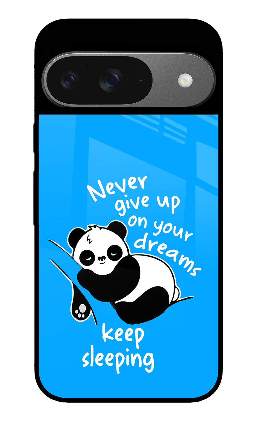 Keep Sleeping Google Pixel 9 Back Cover, Glass case