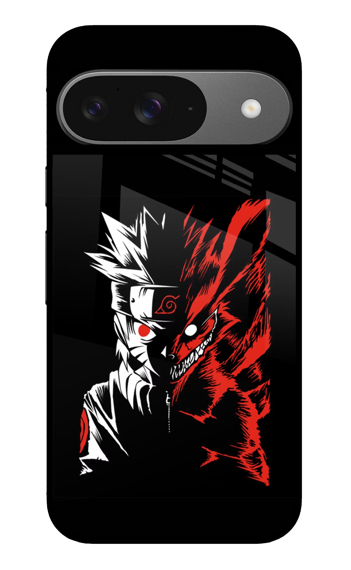 Naruto Two Face Google Pixel 9 Glass Case Back Cover by Casekaro