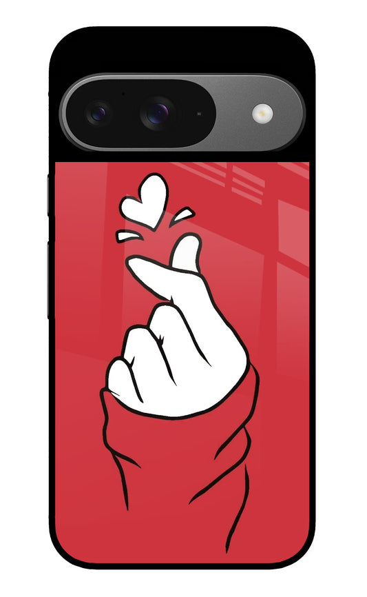 Korean Love Sign Google Pixel 9 Glass Case