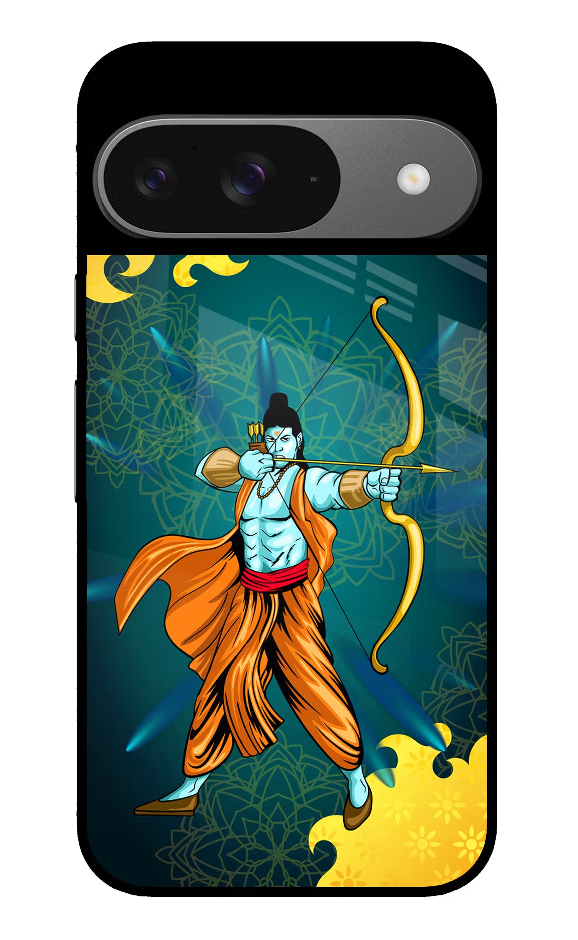 Lord Ram - 6 Google Pixel 9 Glass Case Back Cover by Casekaro
