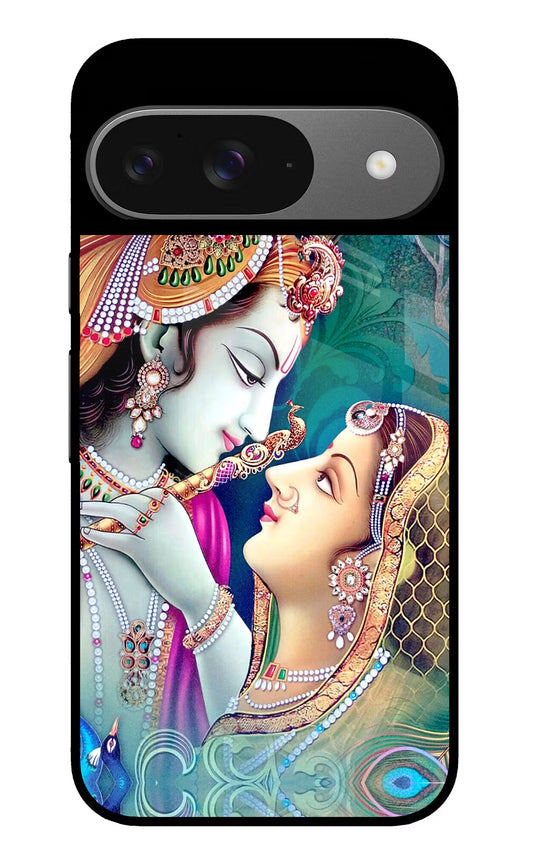 Lord Radha Krishna Google Pixel 9 Glass Case