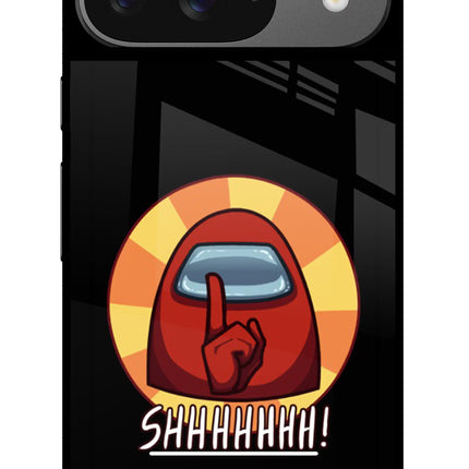 Among Us Shhh! Google Pixel 9 Glass Case