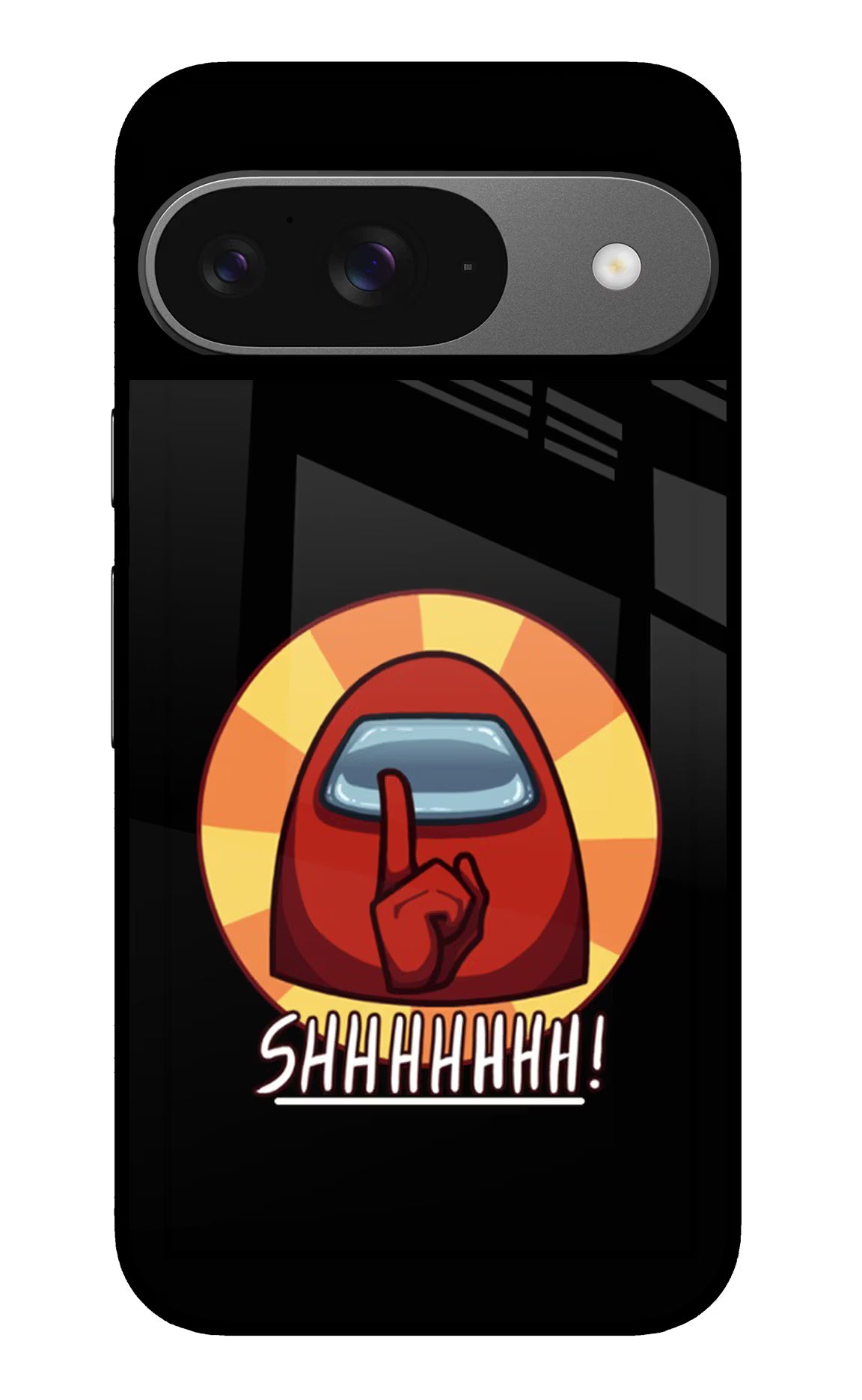 Among Us Shhh! Google Pixel 9 Glass Case