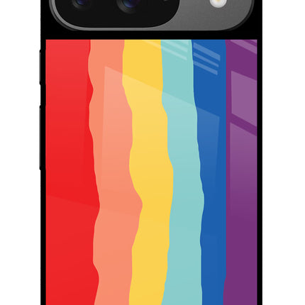 Rainbow Google Pixel 9 Glass Case