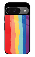 Rainbow Google Pixel 9 Glass Case