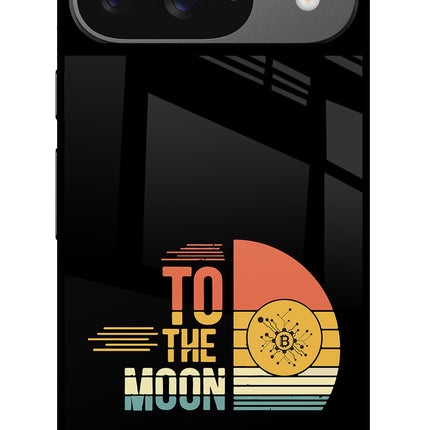 To the Moon Google Pixel 9 Glass Case