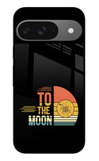 To the Moon Google Pixel 9 Glass Case
