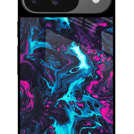 Abstract Google Pixel 9 Glass Case