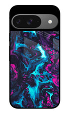 Abstract Google Pixel 9 Glass Case