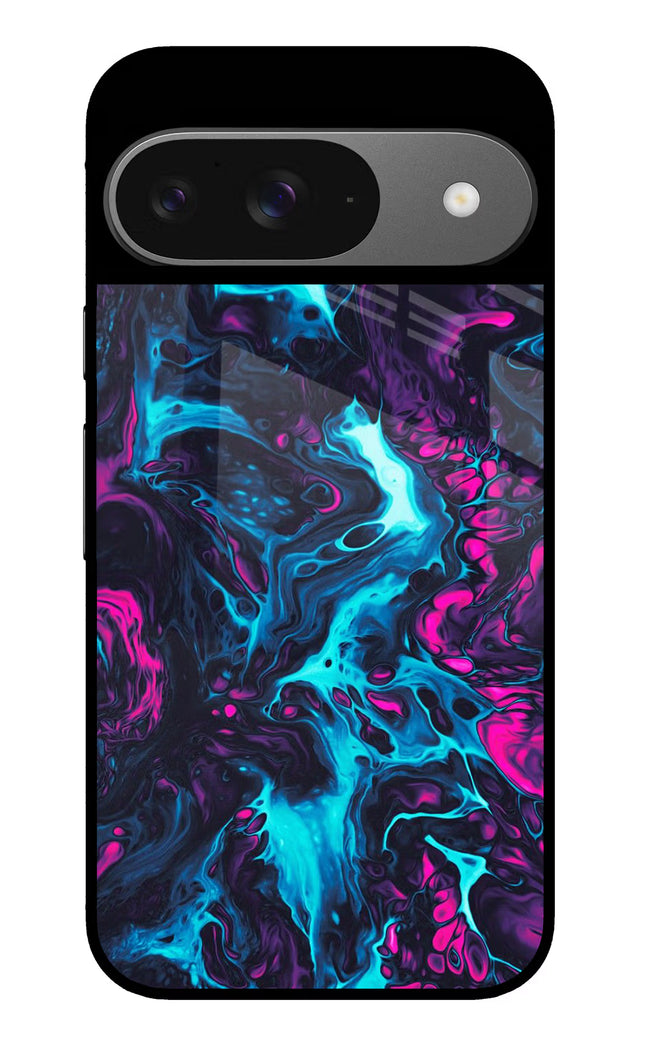 Abstract Google Pixel 9 Glass Case