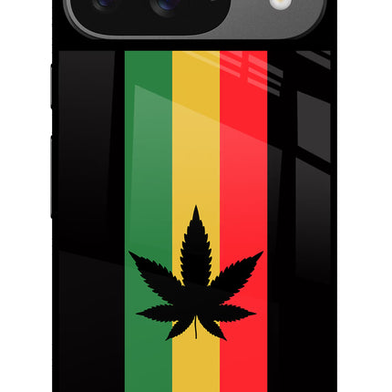 Weed Flag Google Pixel 9 Glass Case