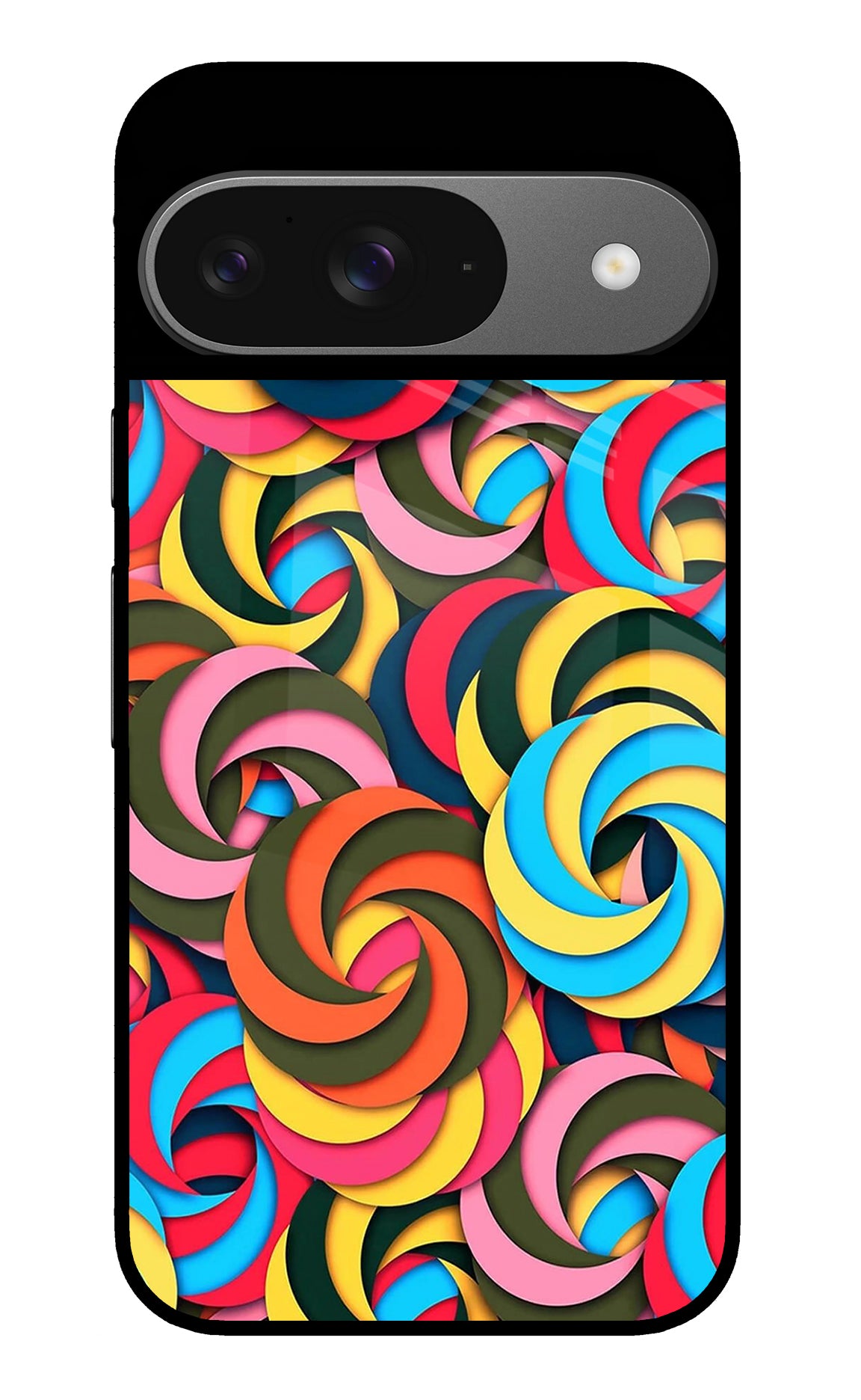 Spiral Pattern Google Pixel 9 Back Cover