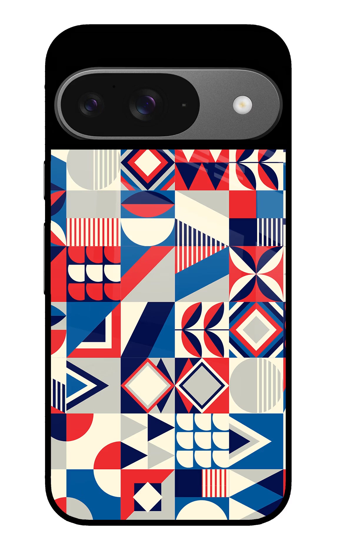 Colorful Pattern Google Pixel 9 Glass Case