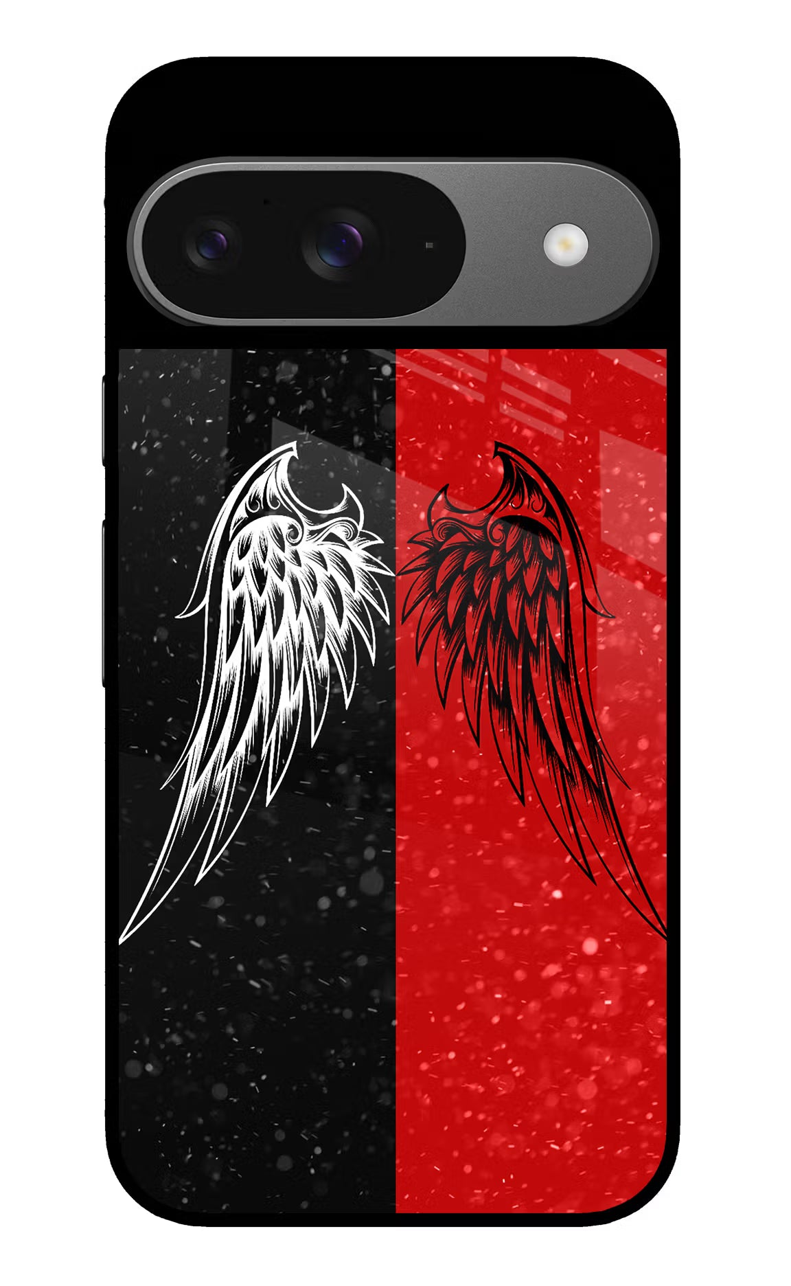 Wings Google Pixel 9 Glass Case Back Cover by Casekaro