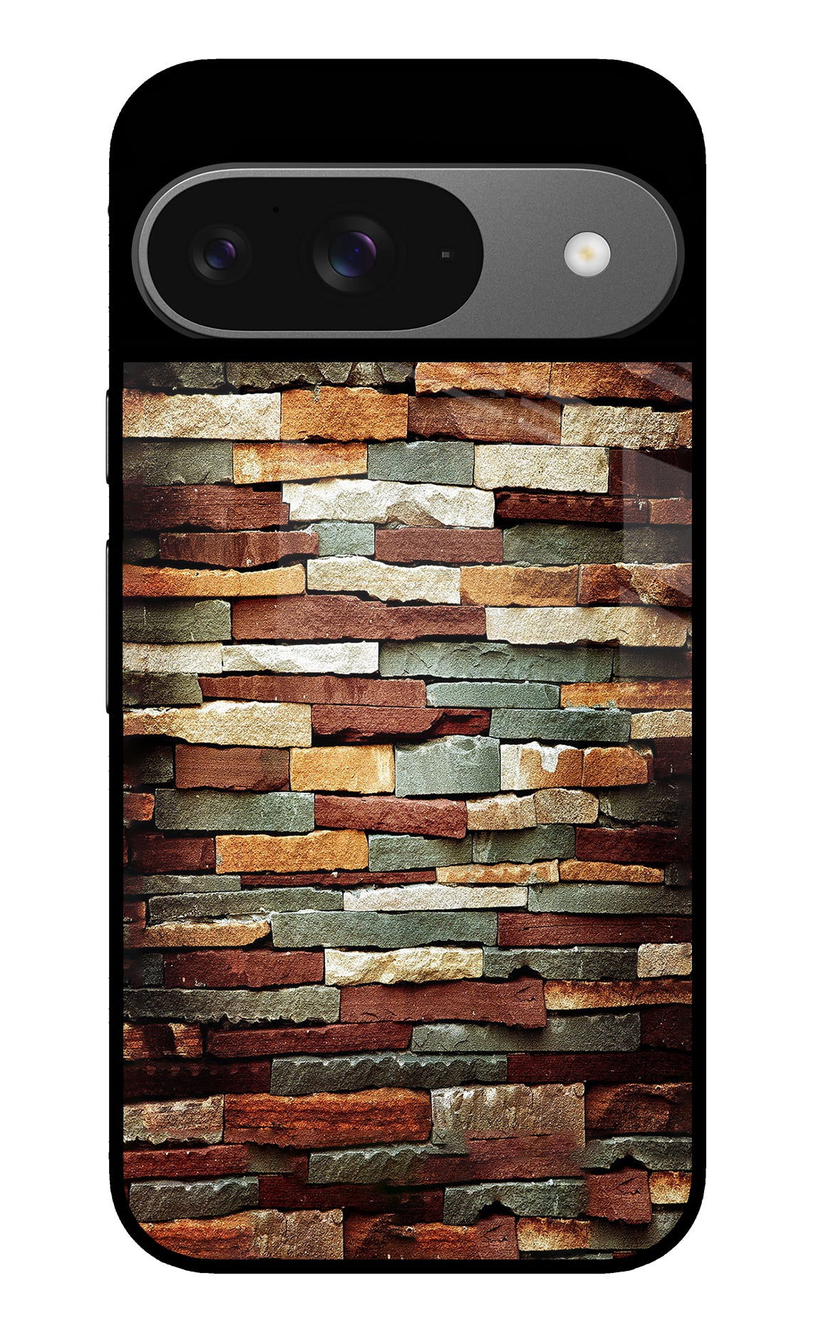 Bricks Pattern Google Pixel 9 Back Cover