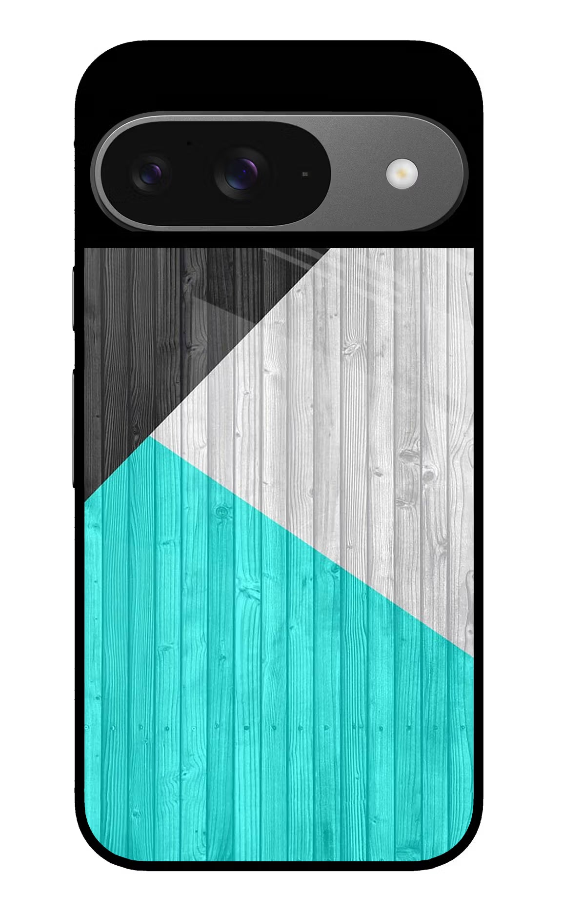 Wooden Abstract Google Pixel 9 Glass Case