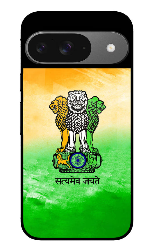 Satyamev Jayate Flag Google Pixel 9 Glass Case