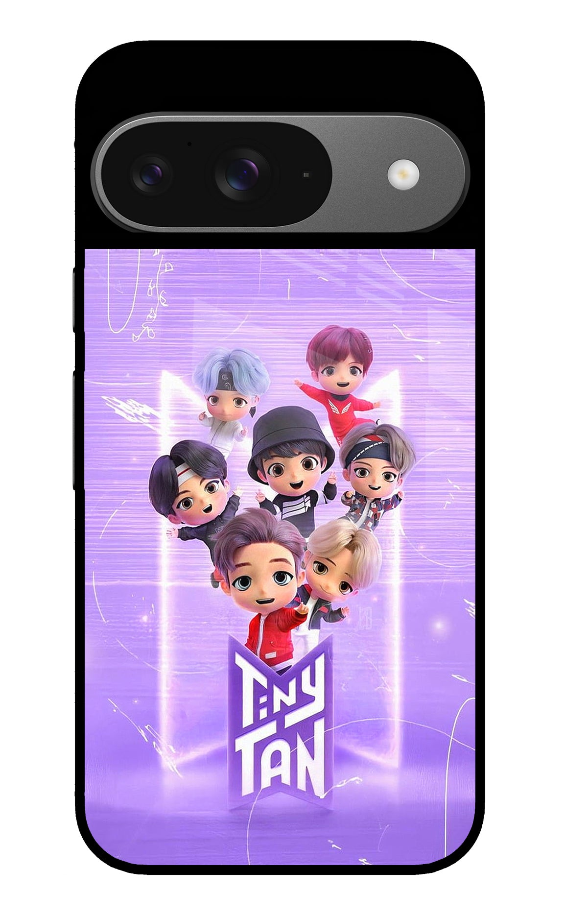 BTS Tiny Tan Google Pixel 9 Back Cover