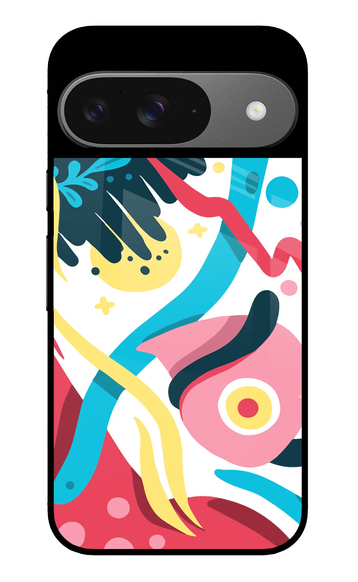 Trippy Google Pixel 9 Glass Case