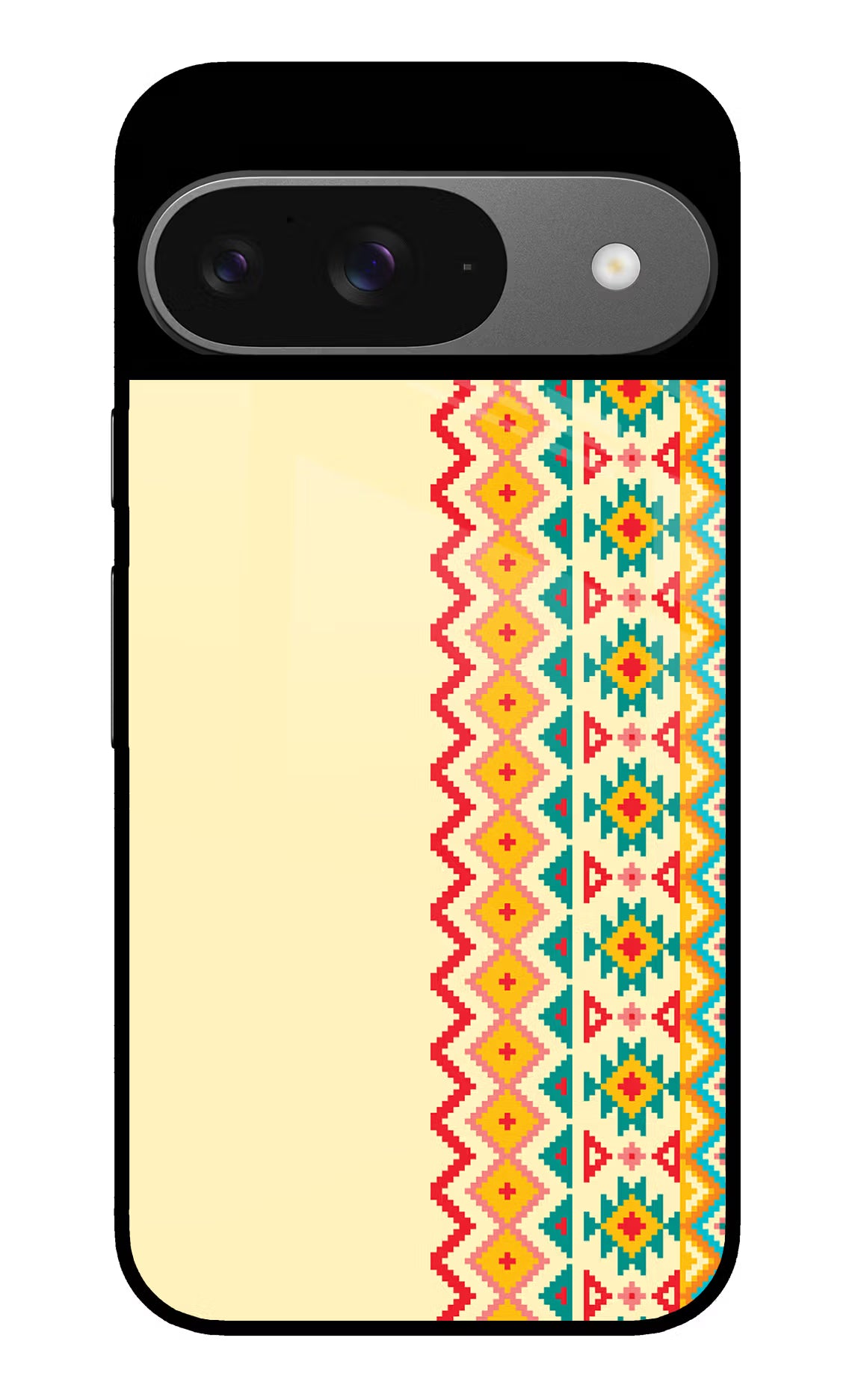 Ethnic Seamless Google Pixel 9 Glass Case Back Cover by Casekaro